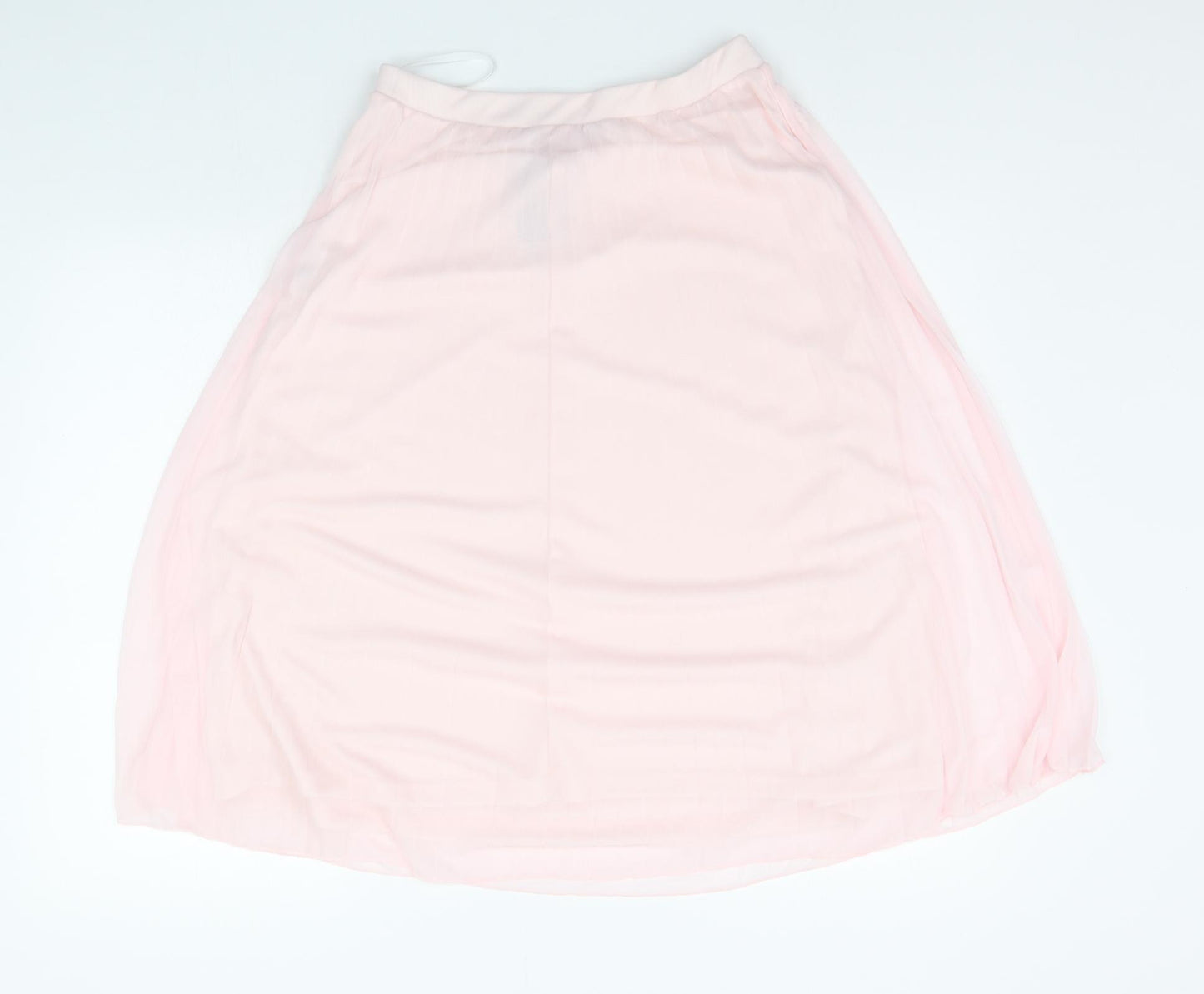 Dorothy Perkins Womens Pink Houndstooth  A-Line Skirt Size 10