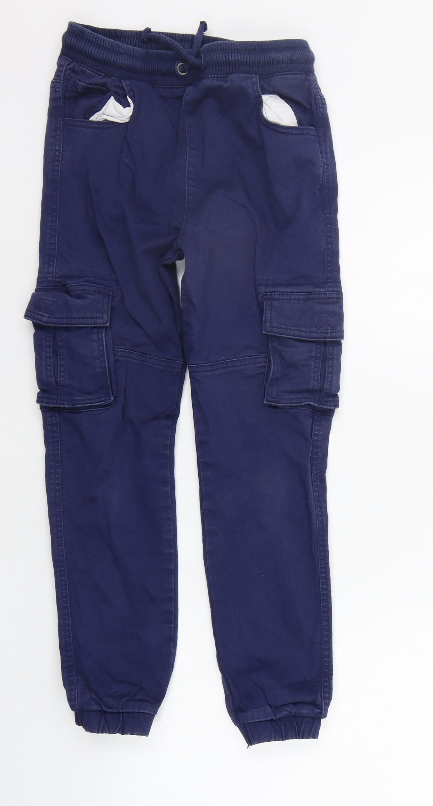 TU Girls Blue   Jogger Trousers Size 10 Years - Elasticated Waist