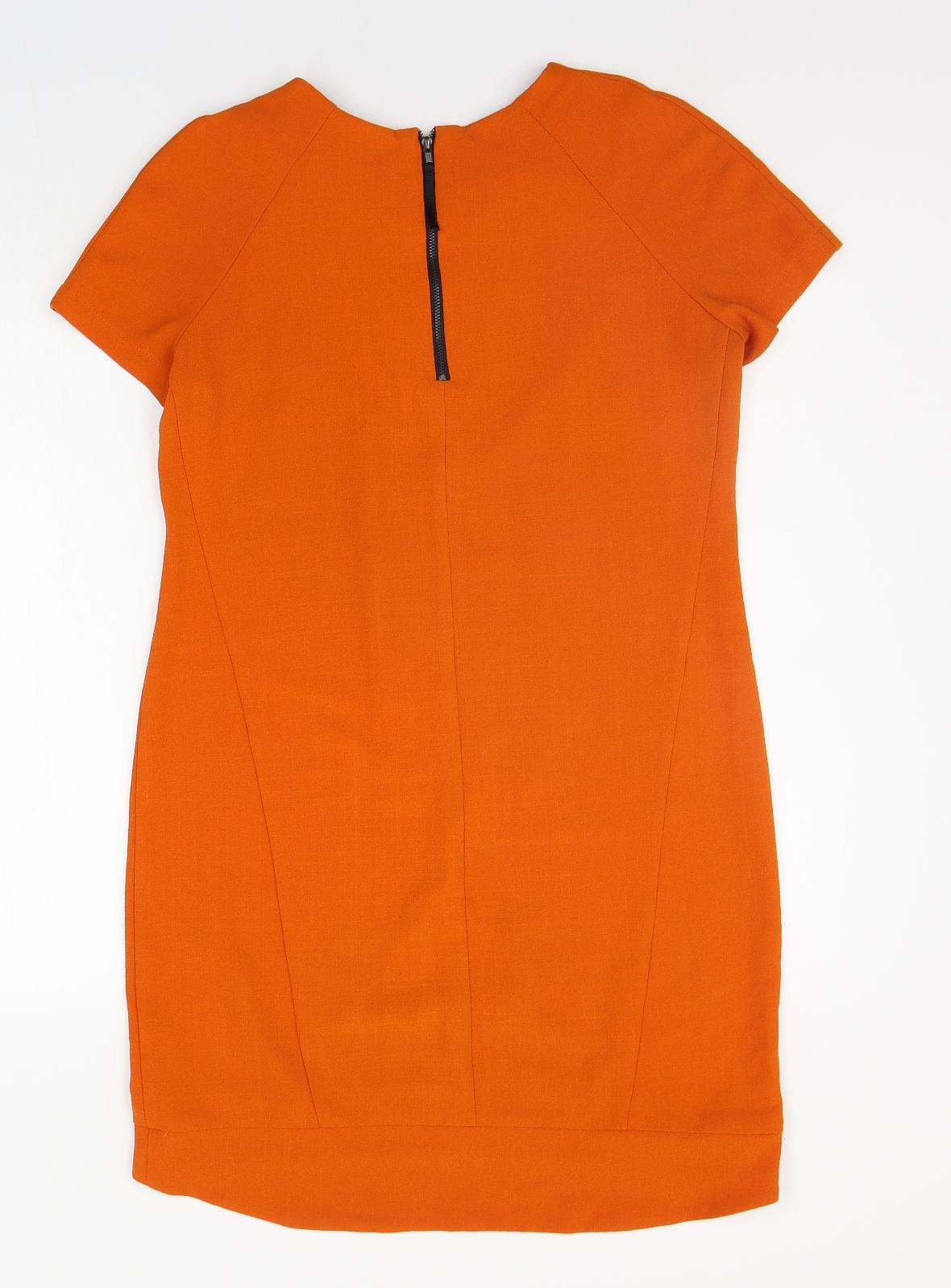 Topshop Womens Orange   A-Line  Size 10