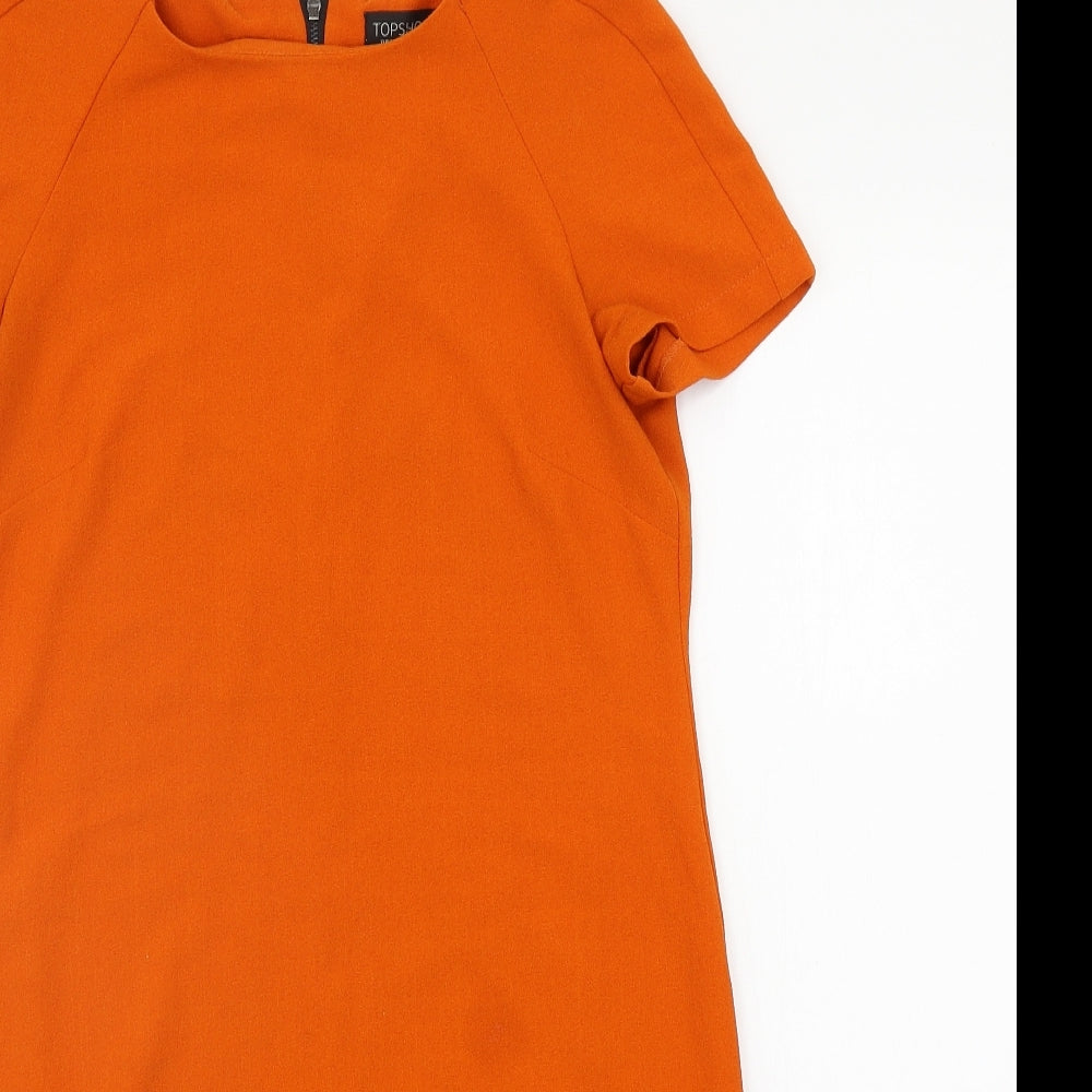 Topshop Womens Orange   A-Line  Size 10