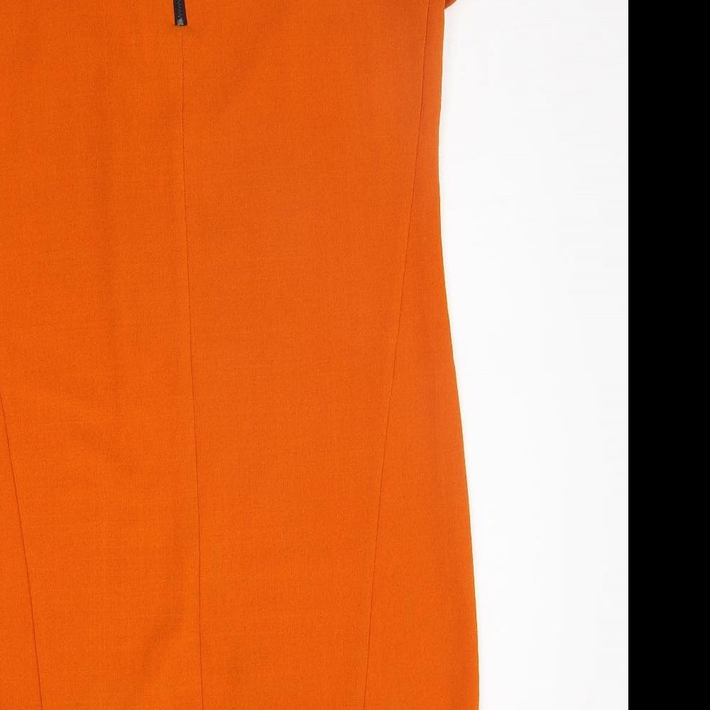 Topshop Womens Orange   A-Line  Size 10