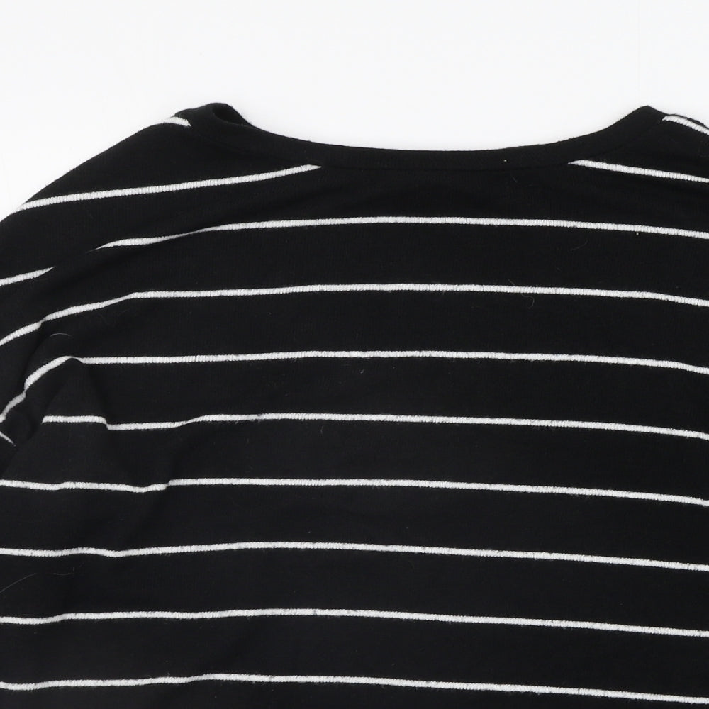 New Look Womens Black Polka Dot  Pullover Jumper Size M