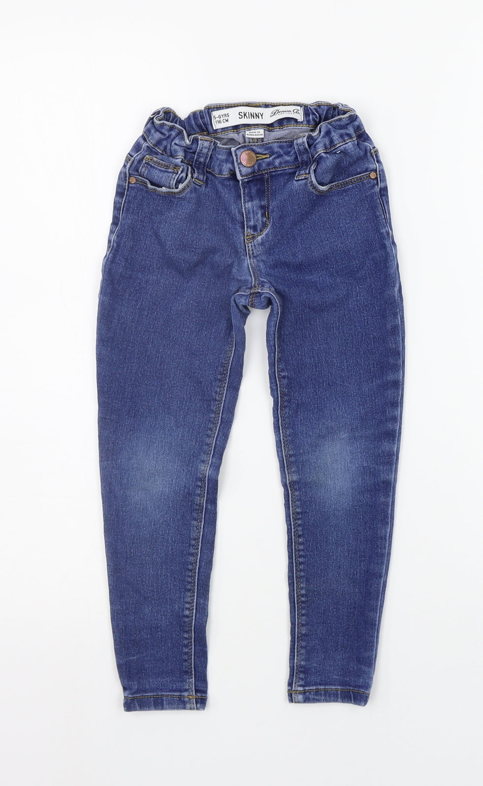 deniem co Boys Blue   Straight Jeans Size 5-6 Years