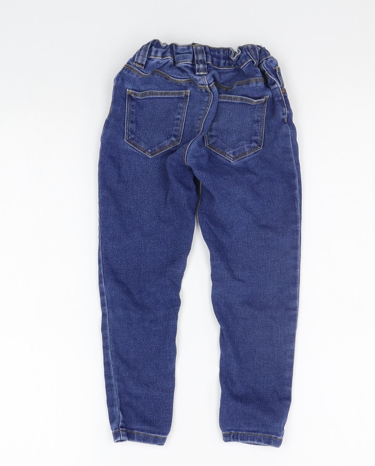 deniem co Boys Blue Ikat  Skinny Jeans Size 5-6 Years