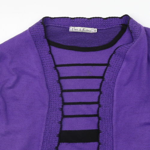 Pure & natural Womens Pink   Pullover Jumper Size M
