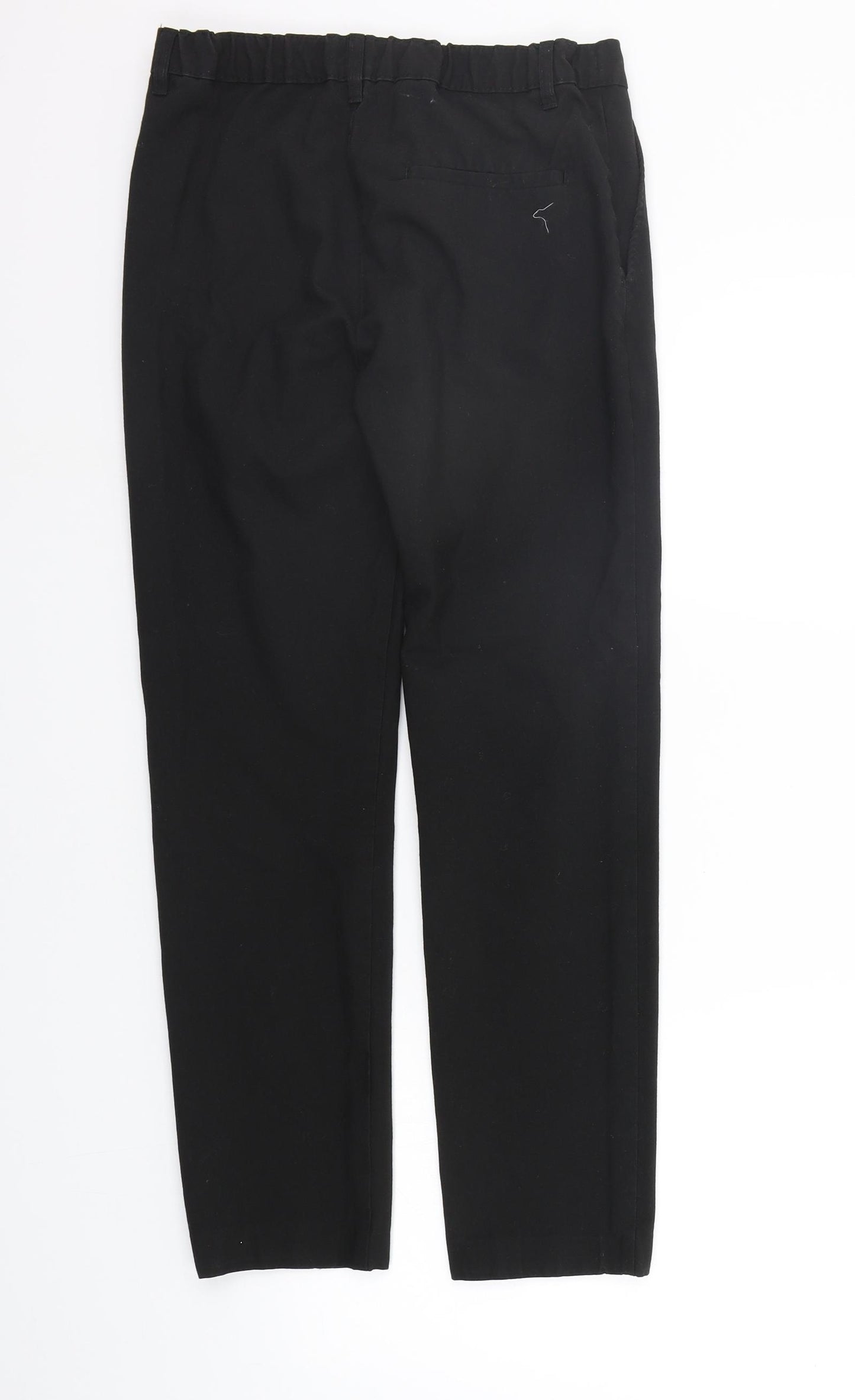 Marks and Spencer Girls Black   Chino Trousers Size 12-13 Years