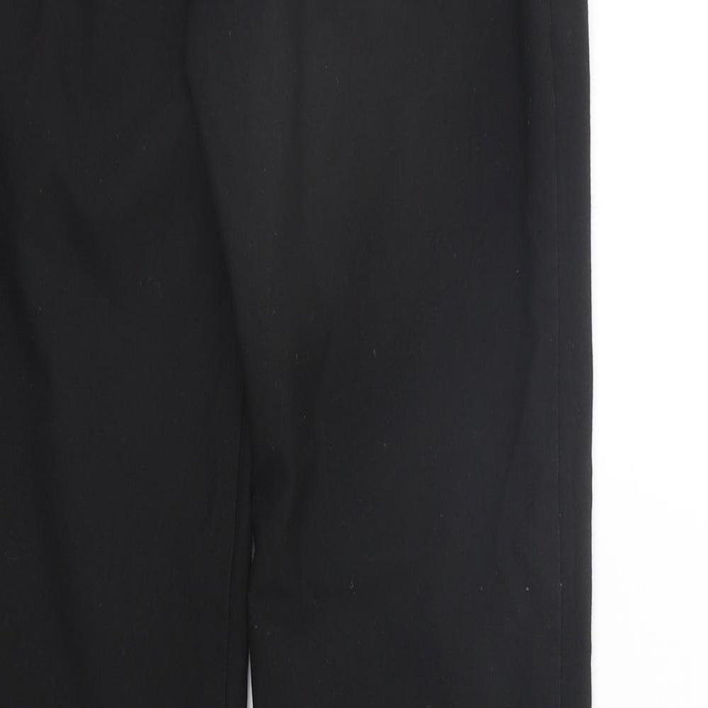 Marks and Spencer Girls Black   Chino Trousers Size 12-13 Years