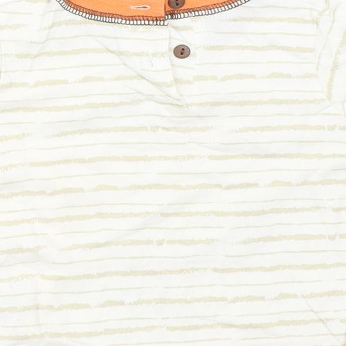 Matalan Boys Ivory   Basic T-Shirt Size 3-6 Months