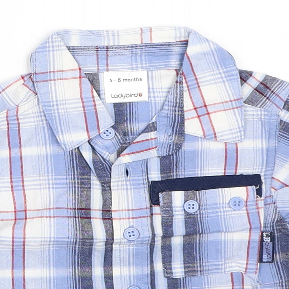 Ladybird Boys Blue   Basic Button-Up Size 3-6 Months