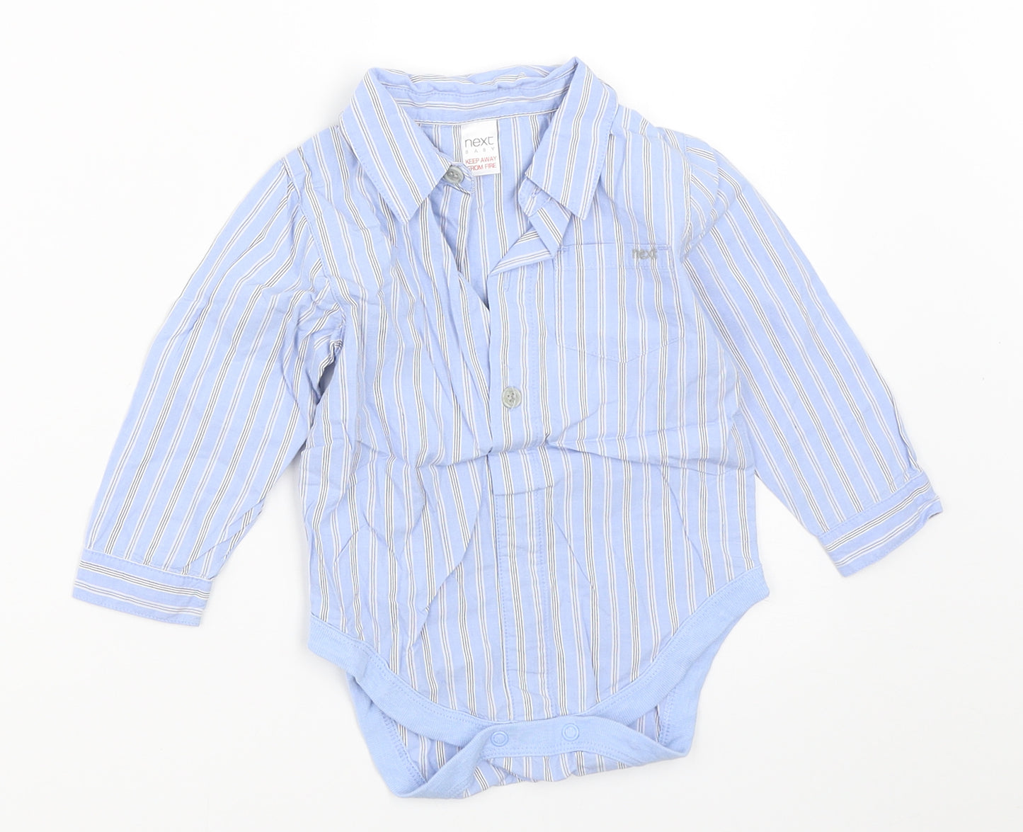 NEXT Boys Blue   Babygrow One-Piece Size 9-12 Months