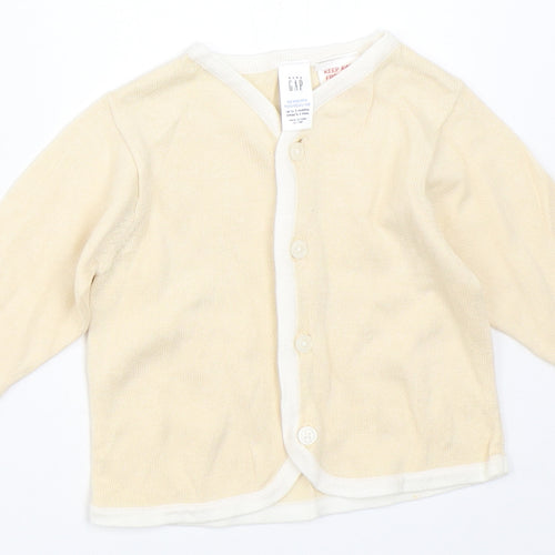 Gap Boys Beige   Cardigan Jumper Size 0-3 Months
