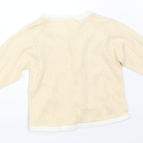 Gap Boys Beige   Cardigan Jumper Size 0-3 Months
