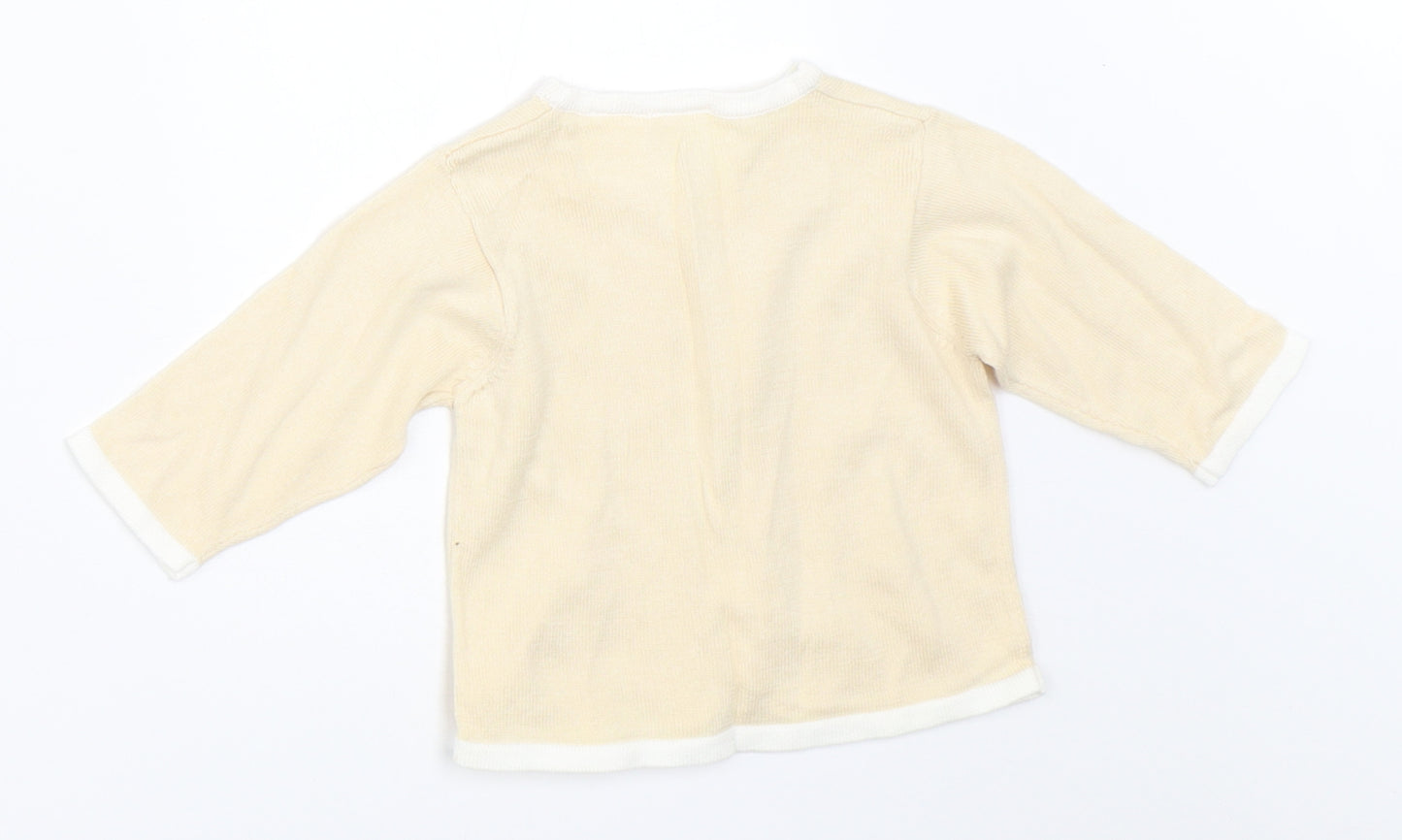 Gap Boys Beige   Cardigan Jumper Size 0-3 Months