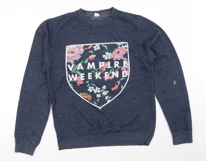 All We Do is Womens Blue   Pullover Sweatshirt Size S