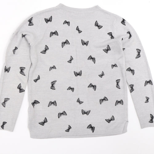 Marks and Spencer Womens Grey   Pullover Jumper Size 10
