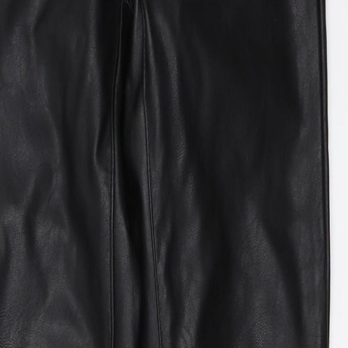 H&M Womens Black   Capri Trousers Size 34 L29 in