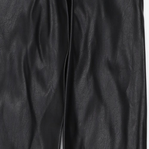 H&M Womens Black   Capri Trousers Size 34 L29 in