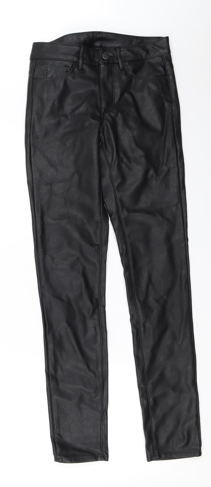 H&M Womens Black   Capri Trousers Size 34 L29 in