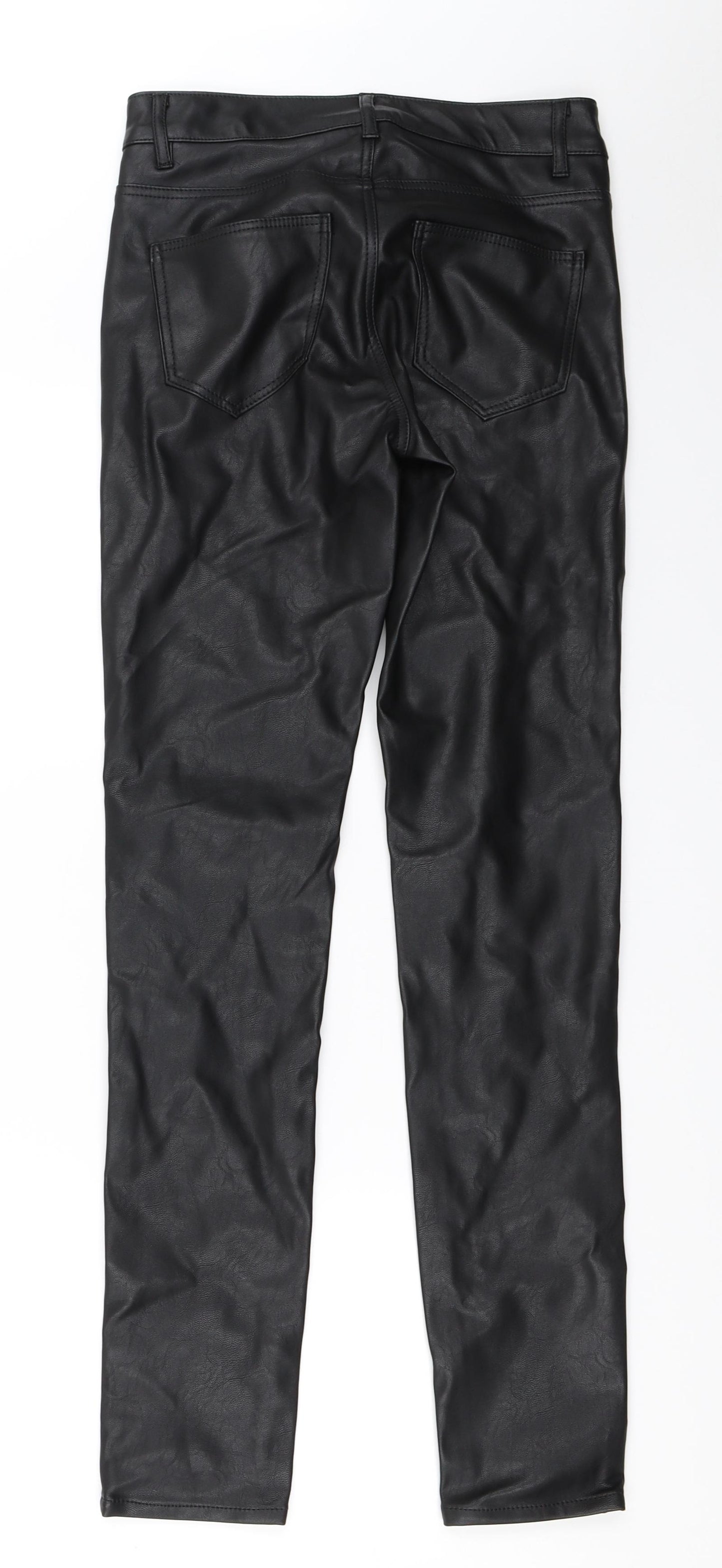 H&M Womens Black   Capri Trousers Size 34 L29 in