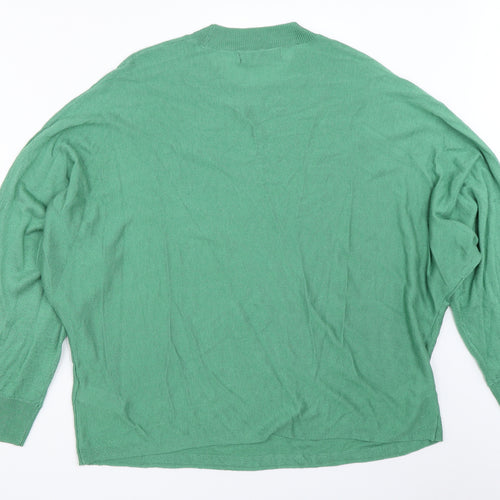 Marks and Spencer Womens Green   Pullover Jumper Size L