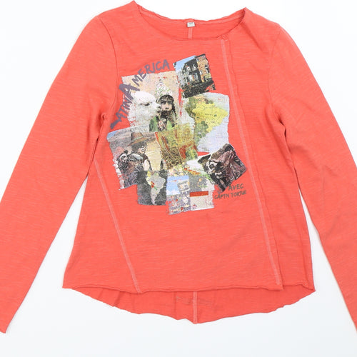 Captn Tortue Girls Pink   Basic T-Shirt Size 8 Years
