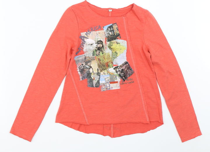 Captn Tortue Girls Pink   Basic T-Shirt Size 8 Years