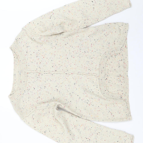 Captn Tortue Girls Beige   Pullover Jumper Size 8 Years