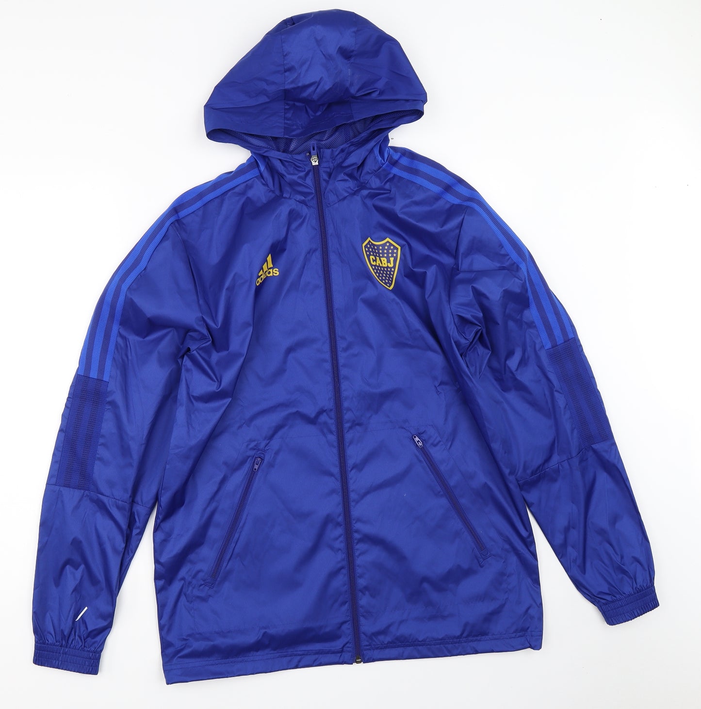 adidas Mens Blue   Windbreaker Coat Size S
