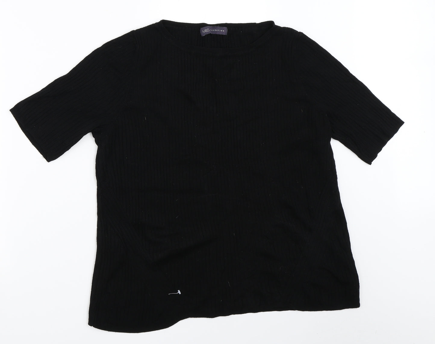 Marks and Spencer Womens Black   Pullover Jumper Size 20