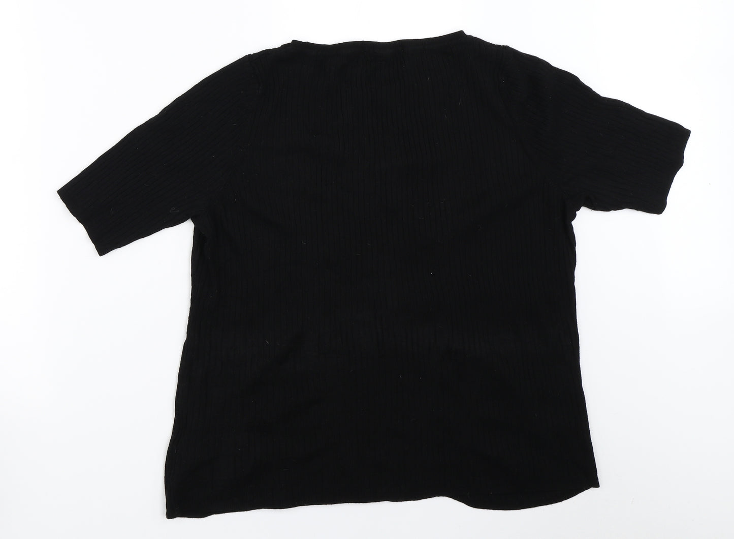 Marks and Spencer Womens Black   Pullover Jumper Size 20