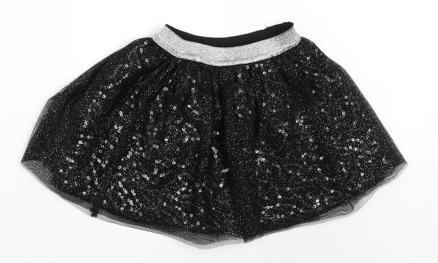 George Girls Black   Tutu Skirt Size 5-6 Years