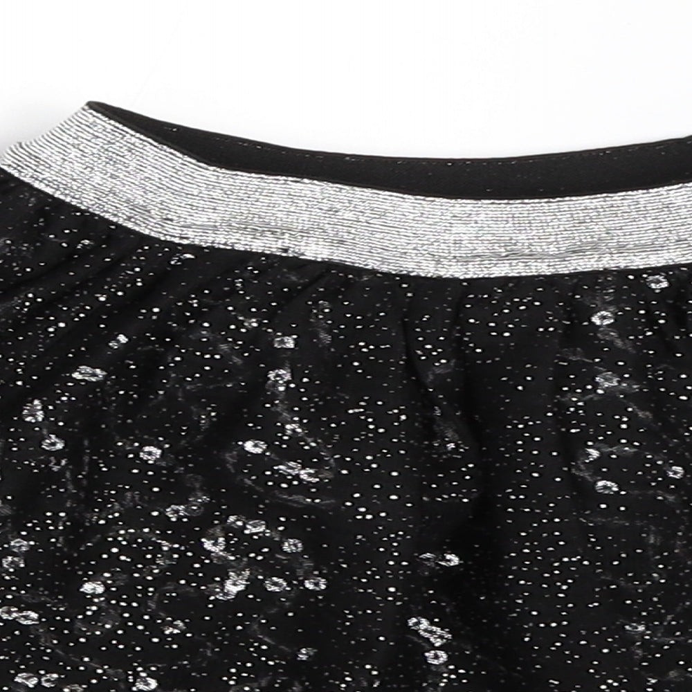 George Girls Black   Tutu Skirt Size 5-6 Years