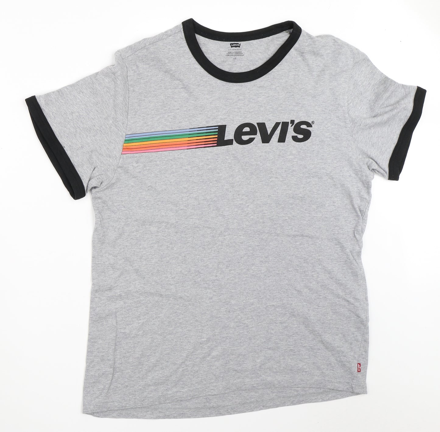 Levi's Mens Grey    T-Shirt Size L