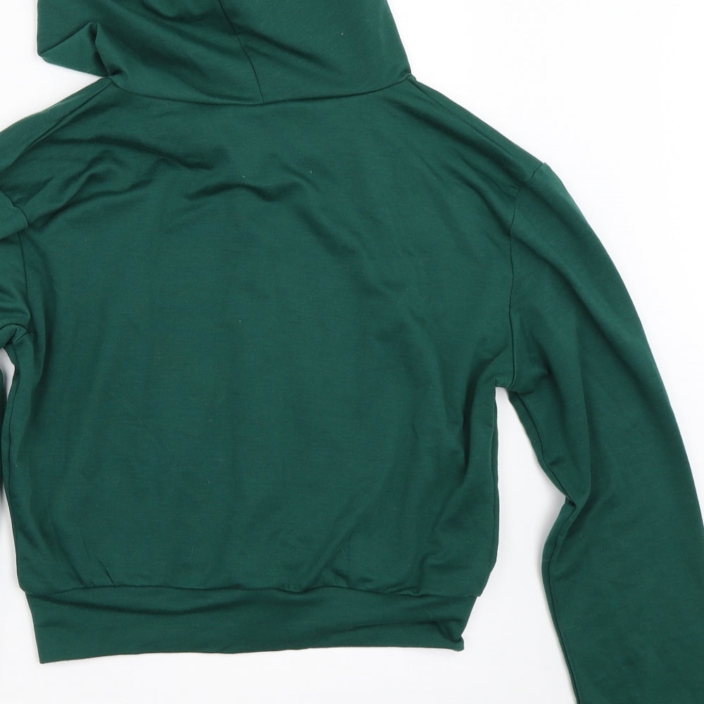 SheIn Womens Green   Full Zip Hoodie Size S