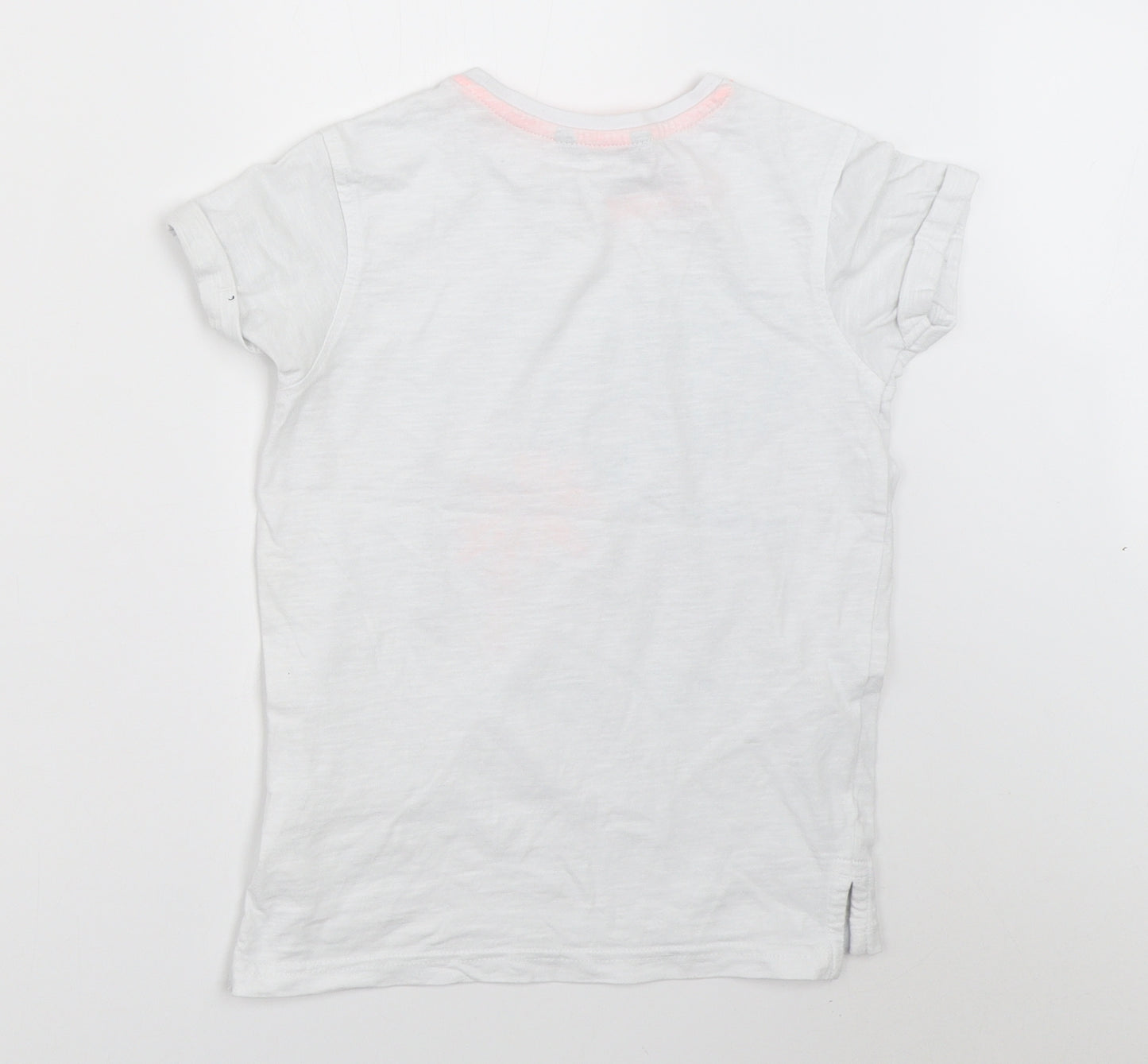 George Boys White   Basic T-Shirt Size 7-8 Years