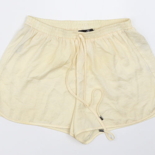 Missguided Womens Beige   Hot Pants Shorts Size 10