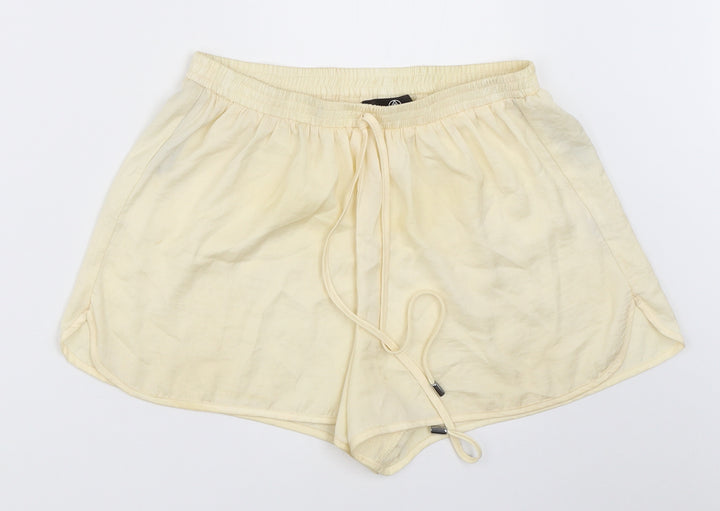 Missguided Womens Beige Hot Pants Shorts Size 10