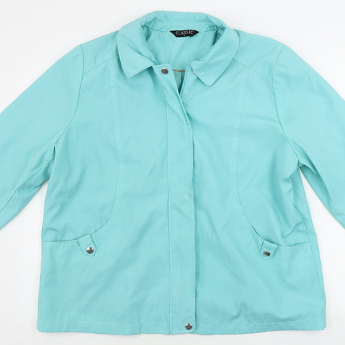 Classic Womens Blue   Jacket Coat Size L
