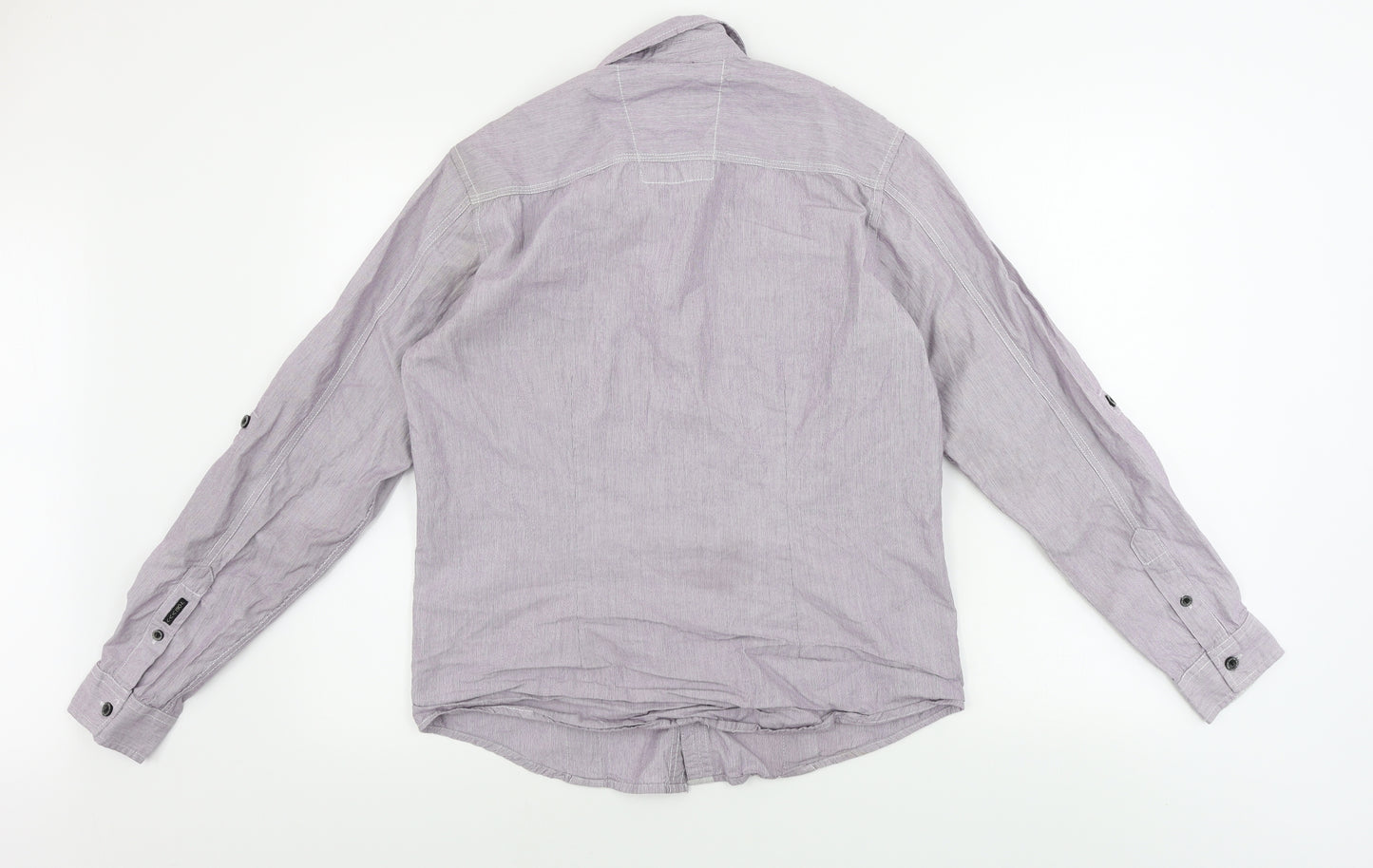 Burton Mens Purple    Button-Up Size S