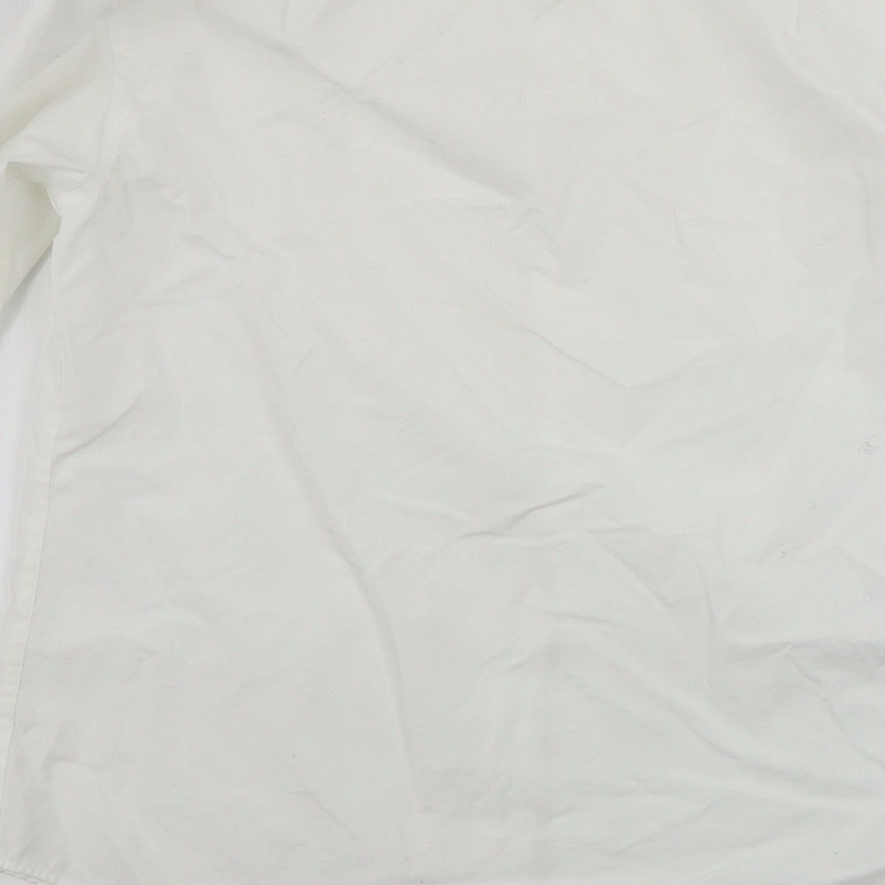 Marks and Spencer  Mens White    Dress Shirt Size 14.5