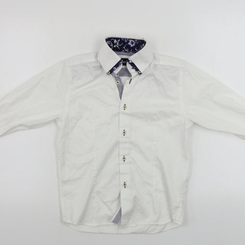 eighteen Boys White   Basic Button-Up Size 9-10 Years