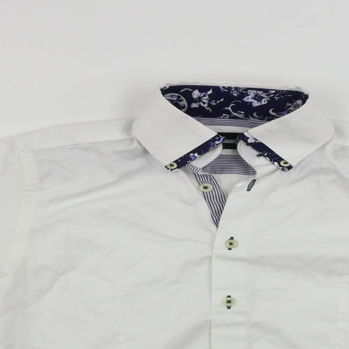 eighteen Boys White   Basic Button-Up Size 9-10 Years