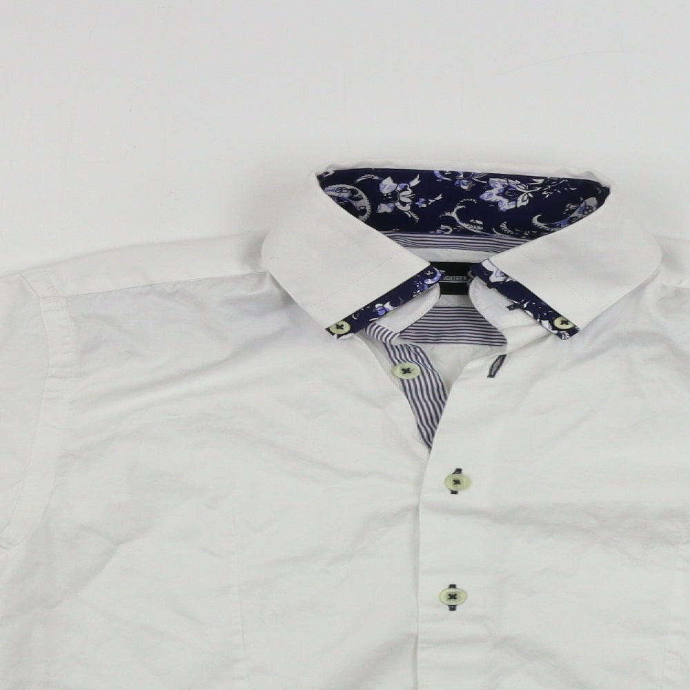 eighteen Boys White   Basic Button-Up Size 9-10 Years