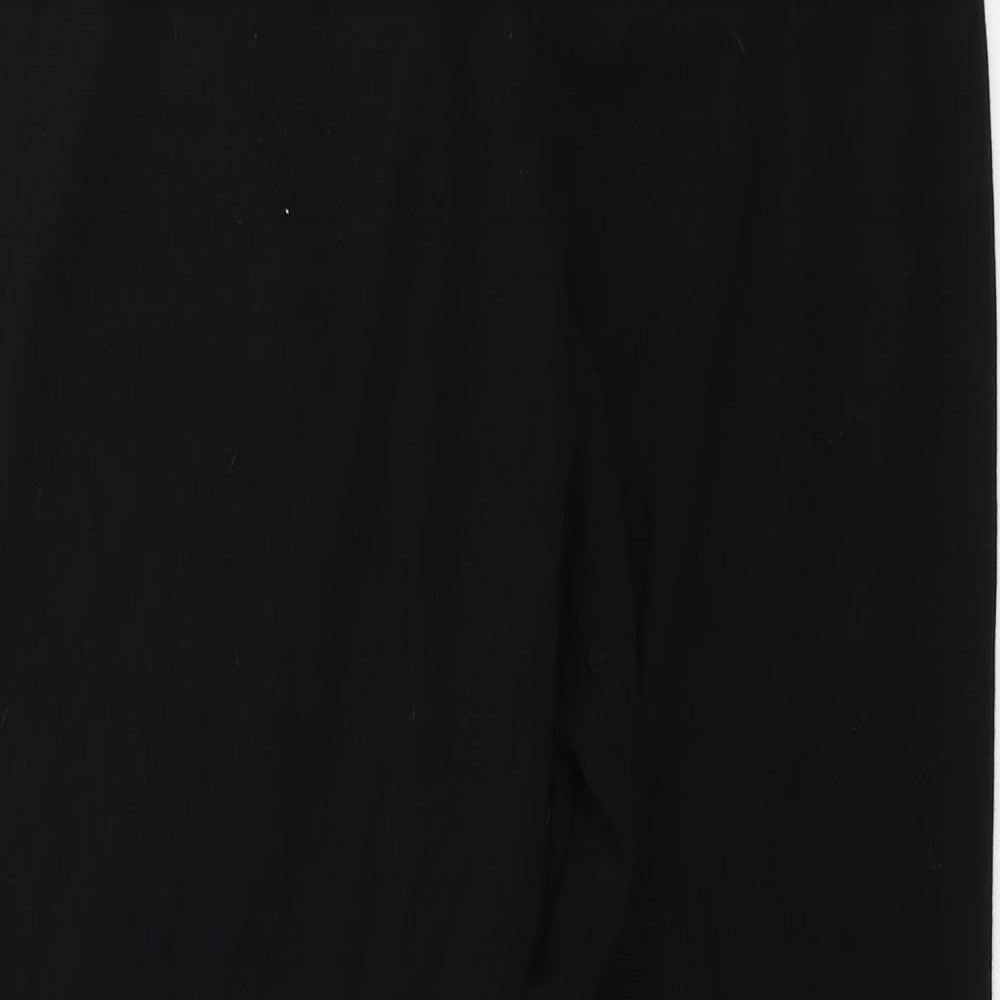 Boohoo  Womens Black   Trousers  Size 16 L24 in