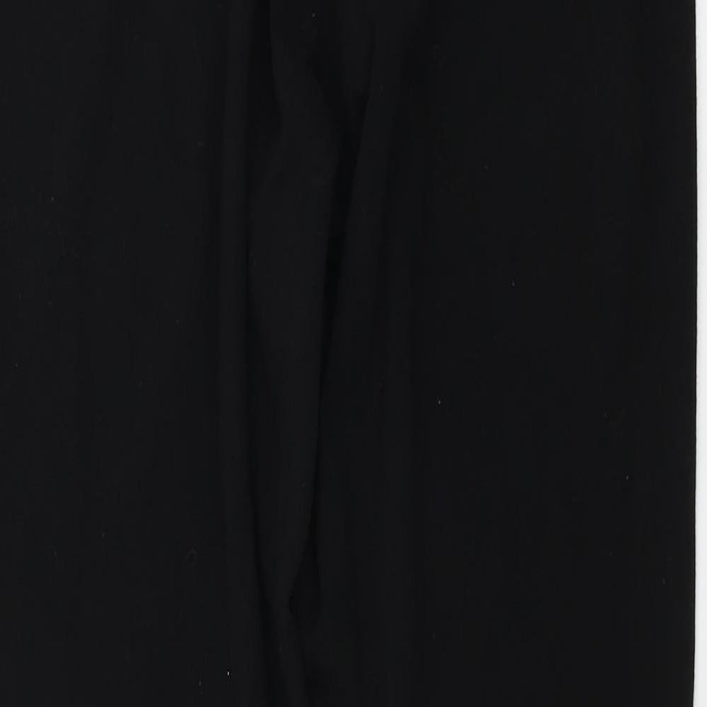 Boohoo  Womens Black   Trousers  Size 16 L24 in