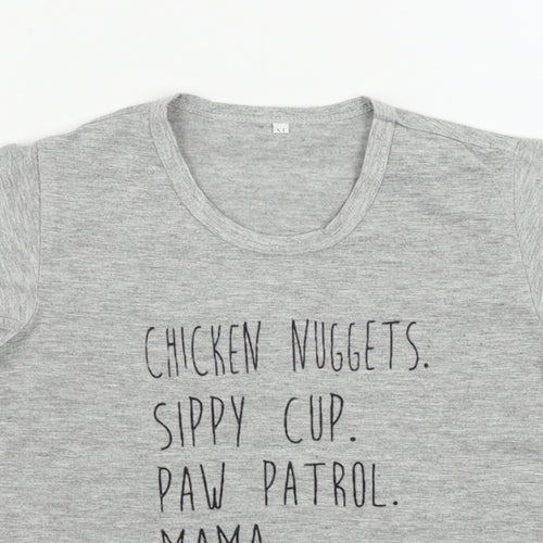 Preworn  Boys Grey   Basic T-Shirt Size M