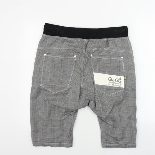 GOIGOI  Mens Grey Check  Chino Shorts Size M
