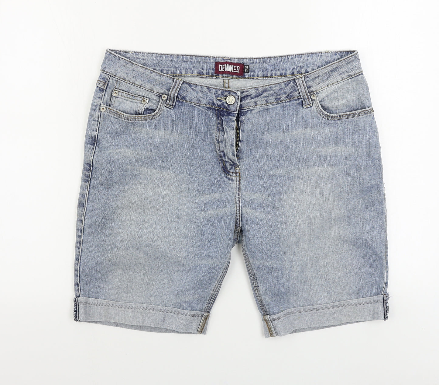 denim co Womens Blue   Cut-Off Shorts Size 18