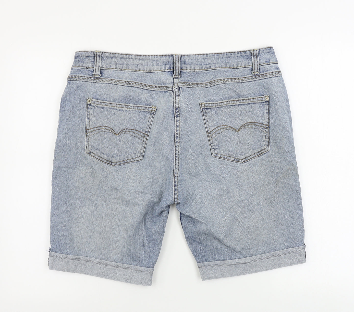 denim co Womens Blue   Cut-Off Shorts Size 18
