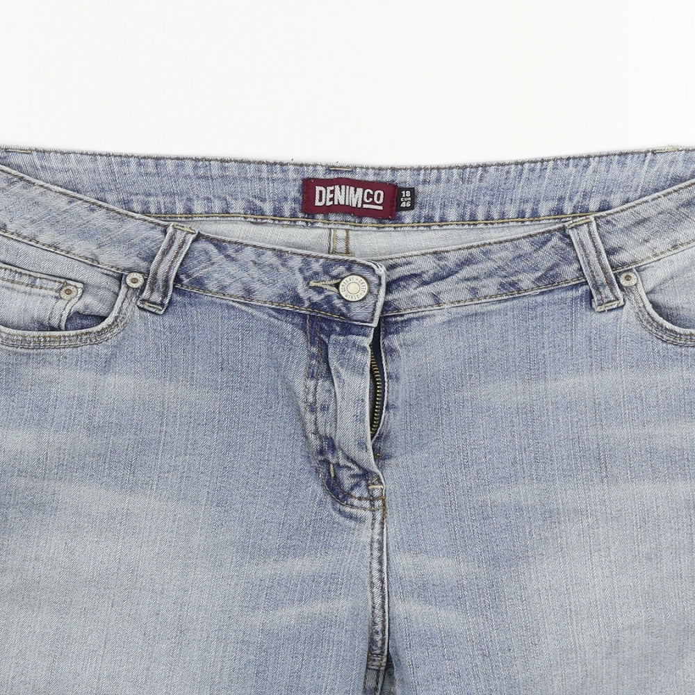denim co Womens Blue   Cut-Off Shorts Size 18
